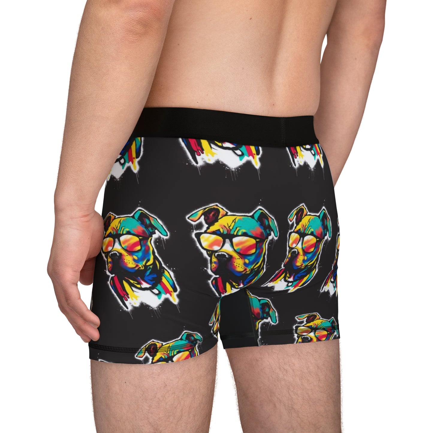 Staffy Mens Boxer Shorts by Doggy Styles