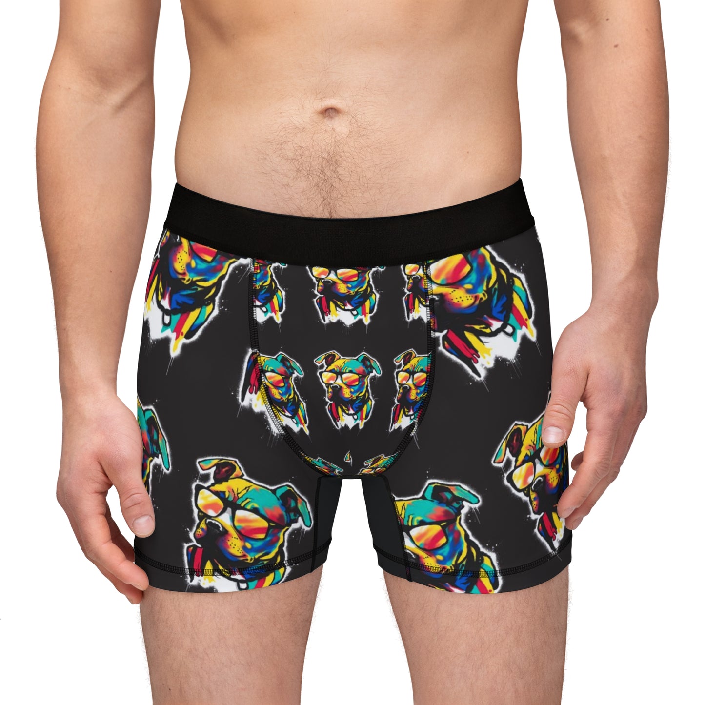 Staffy Mens Boxer Shorts by Doggy Styles